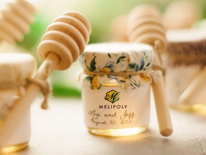 Pure & Organic Honey Wedding Door Gift - MELIPOLY